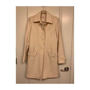 Cream Wool Coat